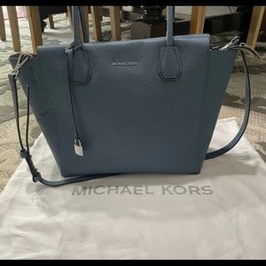 Blue Michael Kors purse